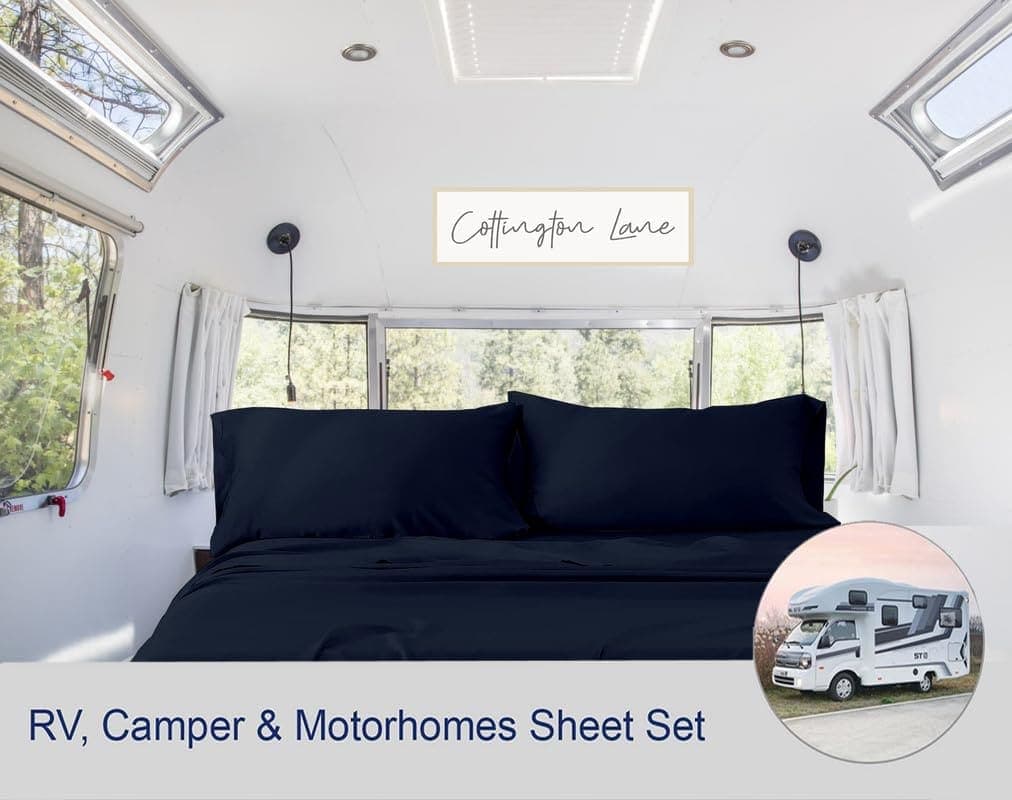 Sábanas para RV 100% Algodón Egipcio - RV Litera 42" x 80" - Imagen 4