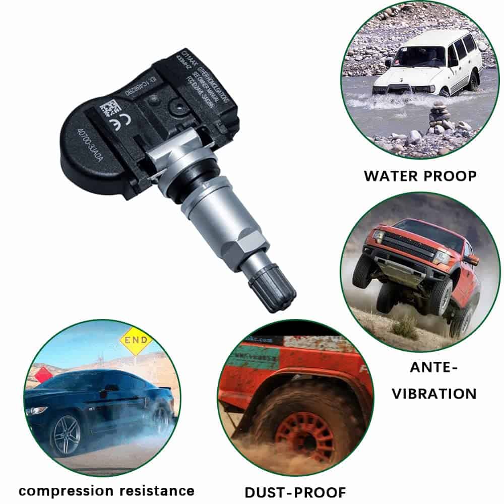 Sensor de presión de neumáticos TPMS 40700-3JA0A 4 piezas - Imagen 4