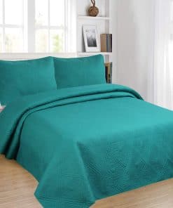 Conjunto de colcha y edredón moderno y contemporáneo de 2