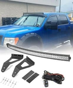 Barra de luz LED curvada de 52'' 300W con soportes de