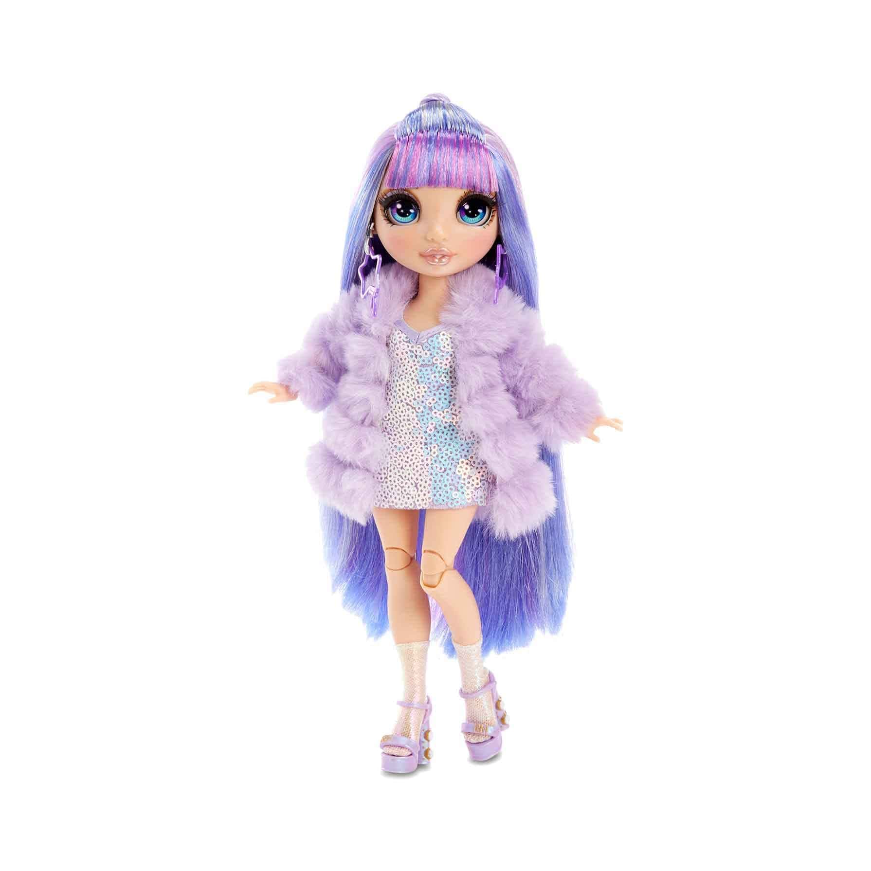 Rainbow High Violet Willow - Muñeca de moda con ropa Morada