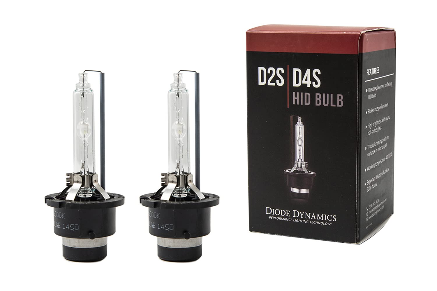 Bombillas HID de repuesto Diode Dynamics D2S (par), 6000K - Imagen 4