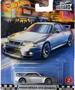 Hot Wheels Boulevard Nissan Skyline GT R (BCNR33), Plateado