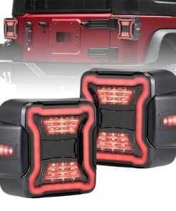 Luces traseras LED FIERYRED compatibles con Jeep Wrangler