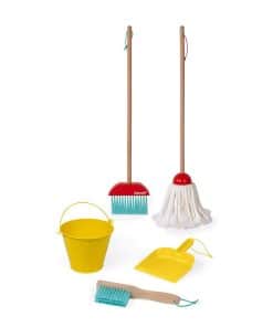 Set de Limpieza Janod - 5 piezas Herramientas de Juego de