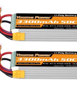 Batería LiPo de 22.2V 3300mAh, Batería Lipo 6S 50C XT90