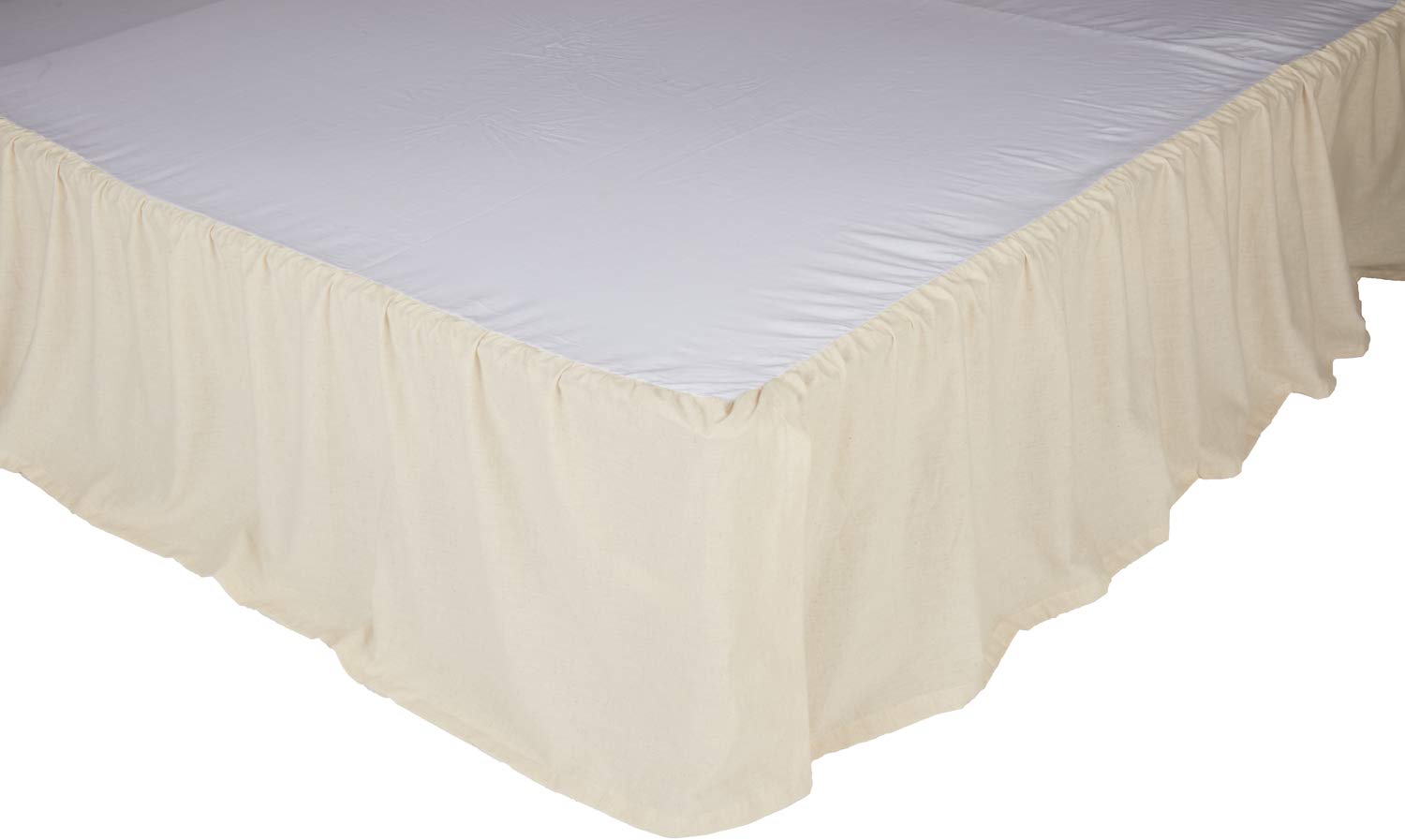 Olivia King Ruffled Bed Skirt, Falda de Cama de 16" de - Imagen 4