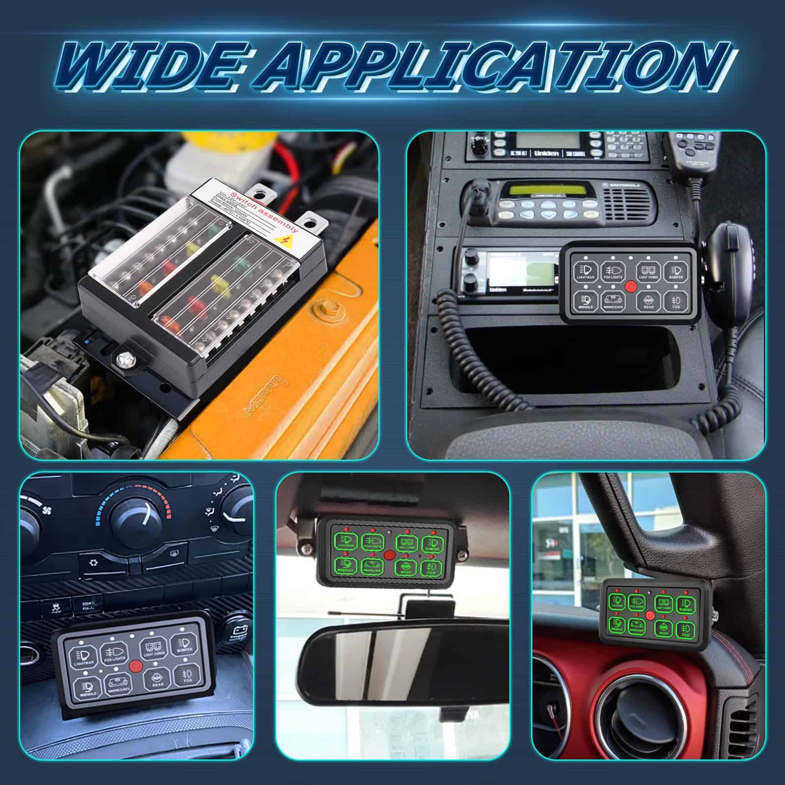 Panel de Interruptores de 8 vías, Niwaker Panel de Control - Imagen 7