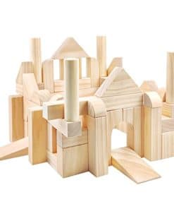 Mega Bloques de Madera para Niños Pequeños 1-3 años, Set de