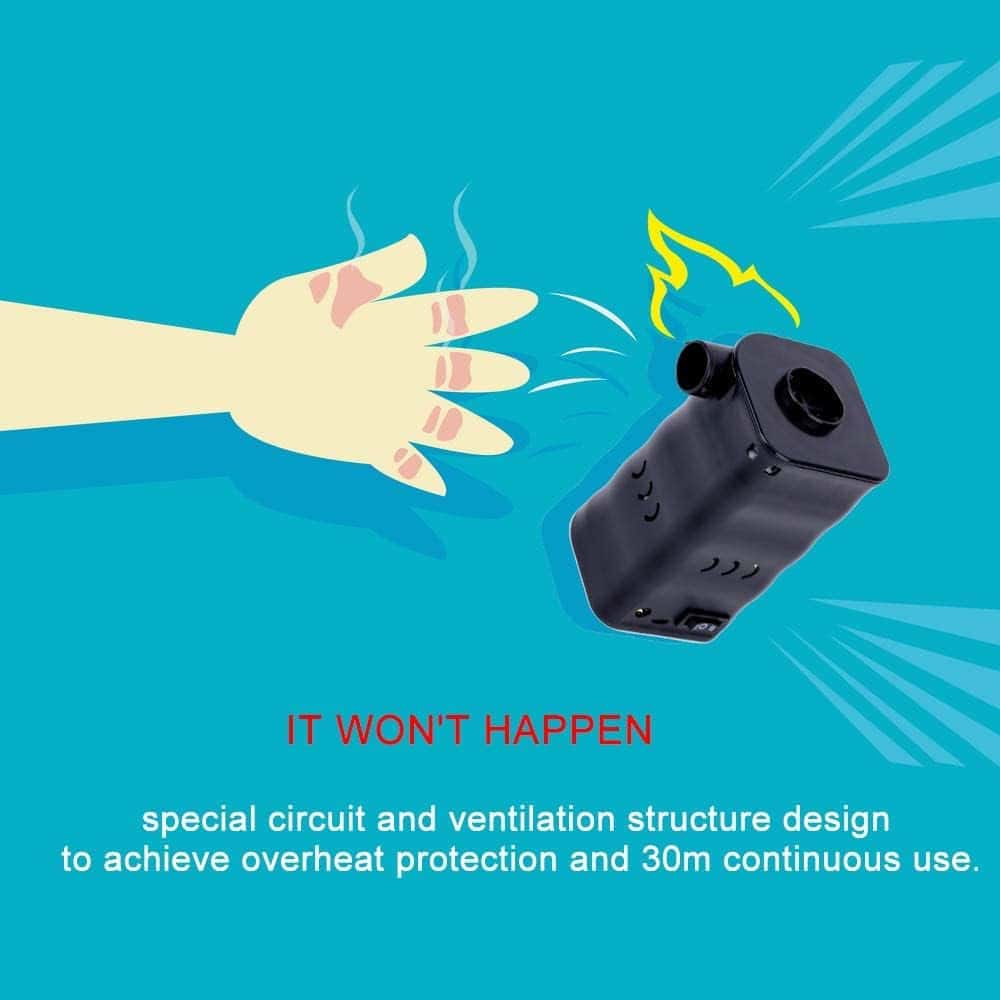 Bomba de Aire Woowind AP6 de 6000 mAh para Inflables Bomba - Imagen 9