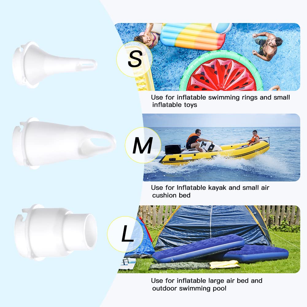 Bomba de Aire Woowind AP6 de 6000 mAh para Inflables Bomba - Imagen 4