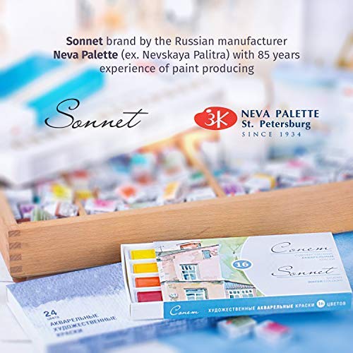 Set de Acuarela Sonnet 21 Studio de 2.5 ml en estuche - Imagen 9