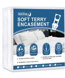 Protector de colchón con cremallera Moonsea King,
