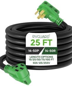 Cable de extensión para RV/VE de 50 amperios y 25 pies