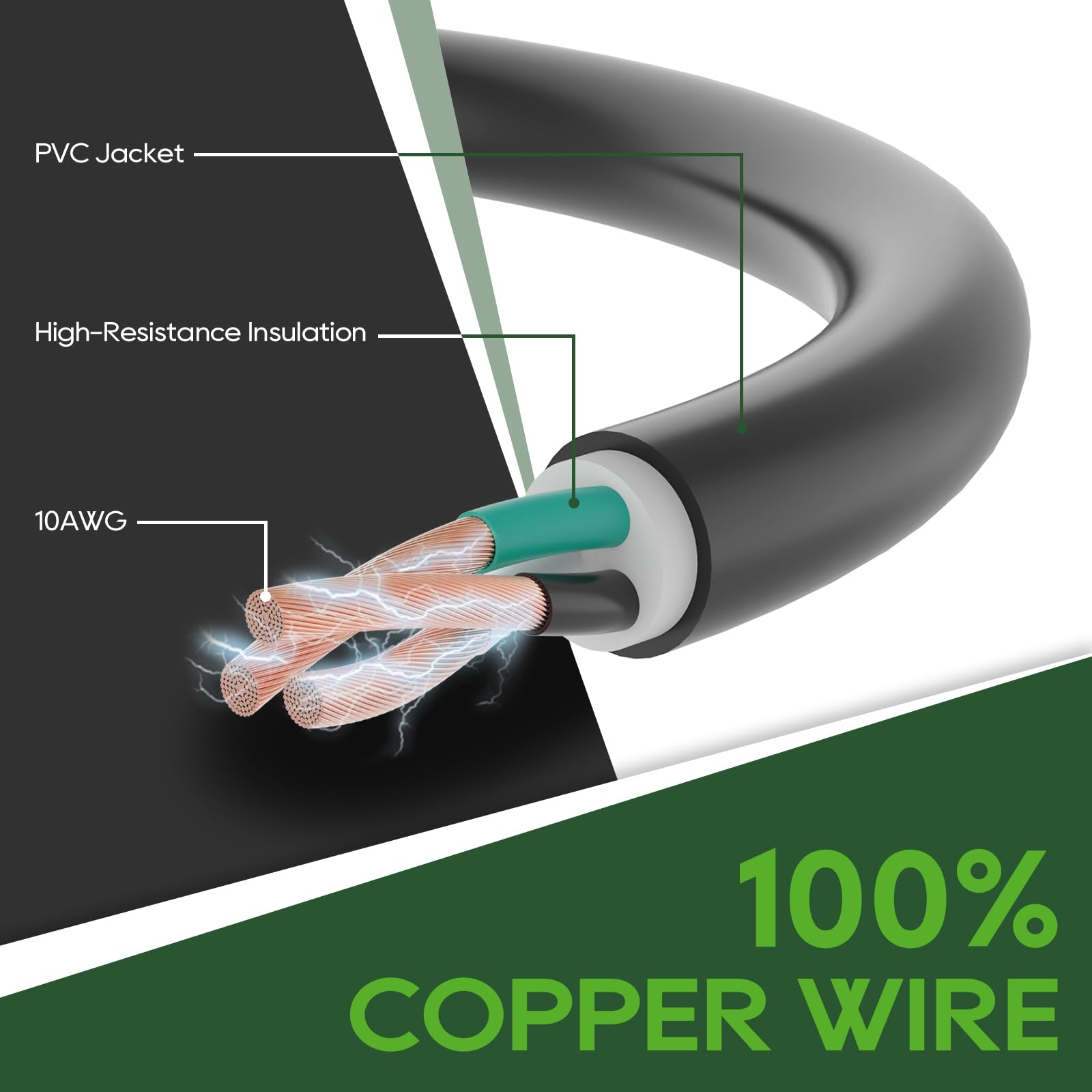 Cable de extensión de energía para RV de 30 amperios y 50 - Imagen 5