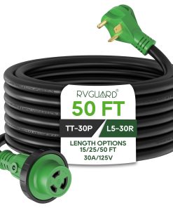 Cable de extensión de energía para RV de 30 amperios y 50