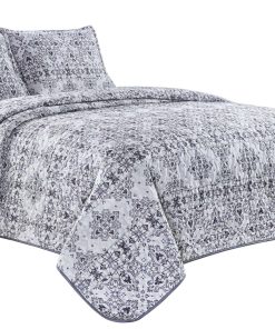 Juego de edredón reversible de 3 piezas (115" X 95") de