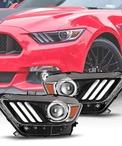 Faros delanteros para Ford Mustang 2015-2017 con carcasa