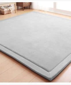 Tapete para Niños de Vivero Loartee de Terciopelo Coral