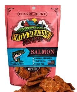 Wild Meadow Farms - Clásico Jerky Bites de Salmón - Premios