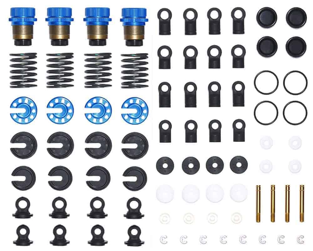Amortiguadores Big Bore TRF - Super Corto / 4Pcs / Tamiya /