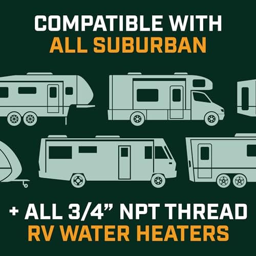 Varilla de ánodo Corro-Protec RV para calentador de agua - Imagen 9