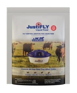 Control de moscas en el ganado con JustiFLY Liquid Feed, 5