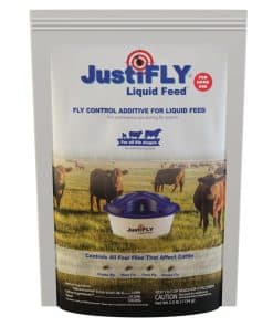 Control de moscas líquido para ganado JustiFLY, 2.5 lb |