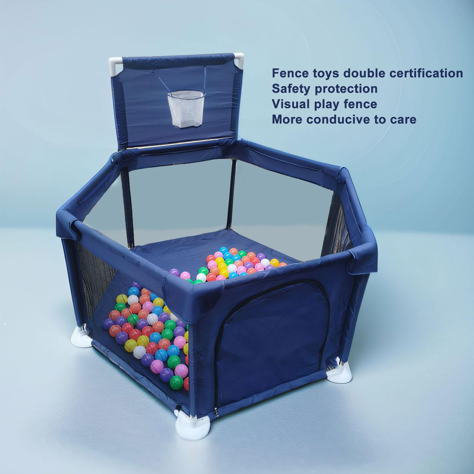 HI SUYI Portable Baby Ball Pit Playpen Playard Fence - Imagen 8