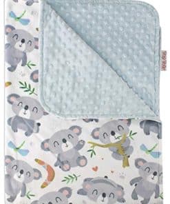 Manta de Bebé Top Tots - Koalas y Mariposas con Puntos