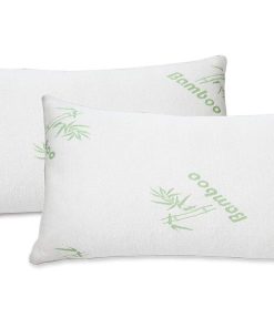 Juego de 2 Almohadas de Espuma Viscoelástica -Blanco