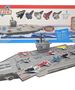 Portaaviones de 30 pulgadas con efectos de sonido y pista