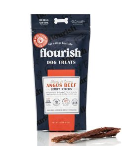 Palitos de Carne de Res Angus para Perros Flourish Pets,