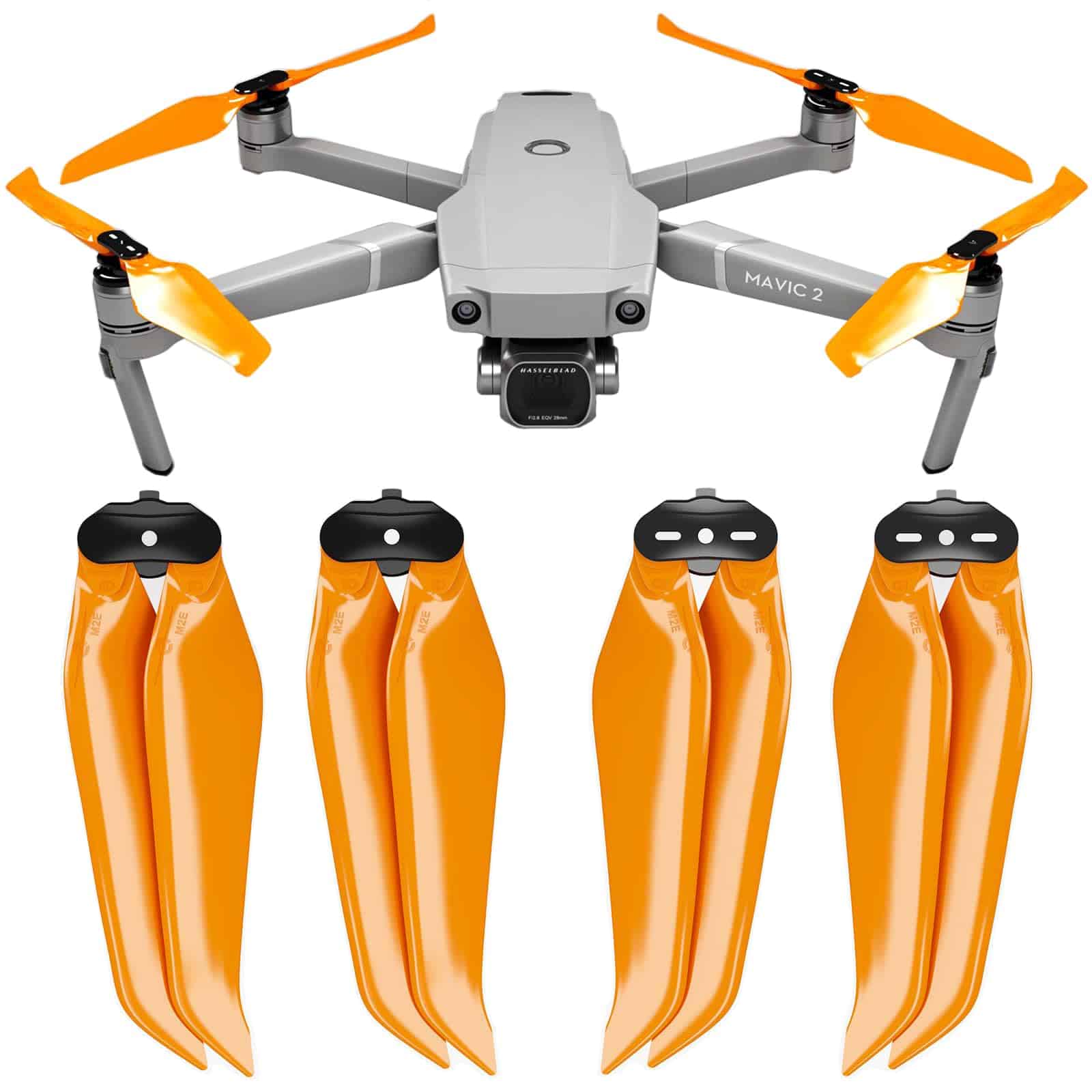 Hélices Master Airscrew Stealth para DJI Mavic 2 - Naranja,