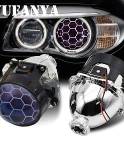 Lente de proyector bixenón de 2,5 pulgadas con película