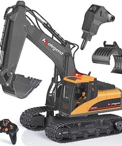 kolegend 3 en 1 Juguete de Excavadora Control Remoto a
