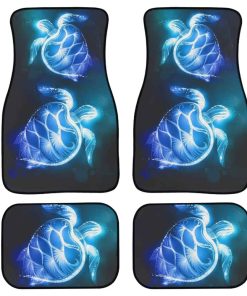 Tapetes para automóviles Tupalatus con diseño de tortuga