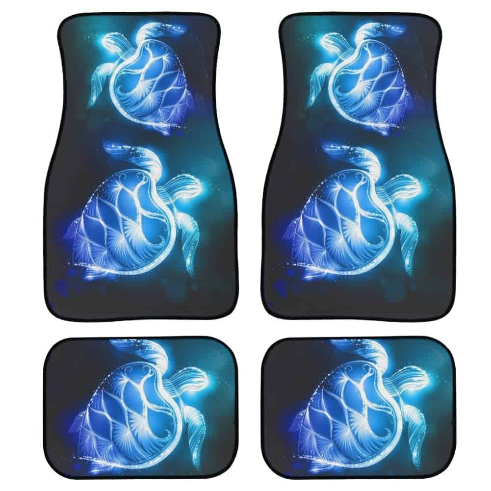 Tapetes para automóviles Tupalatus con diseño de tortuga