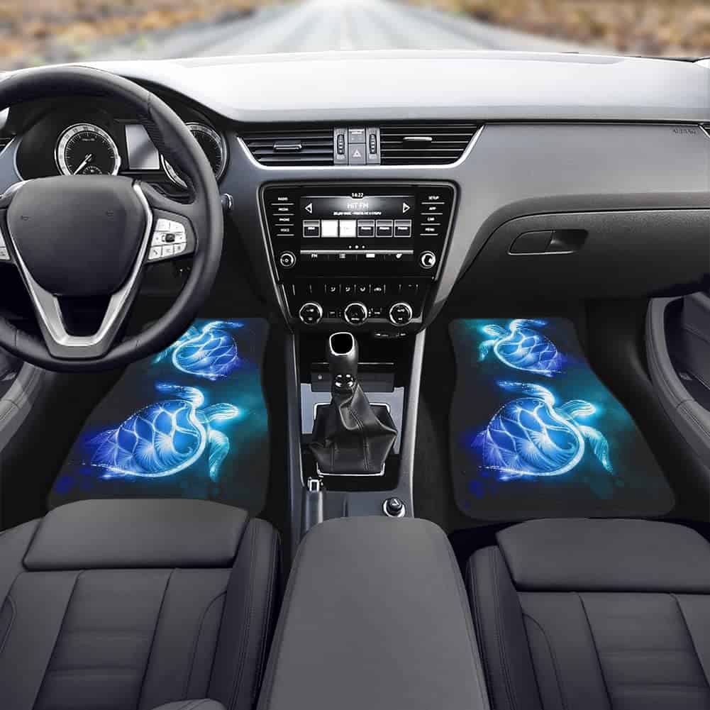 Tapetes para automóviles Tupalatus con diseño de tortuga - Imagen 4