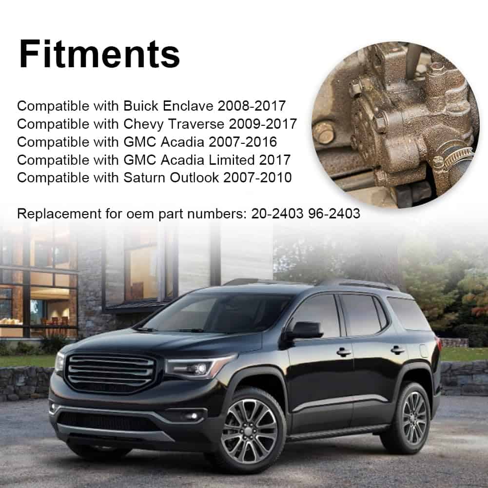 Bomba de dirección asistida con polea compatible con Buick - Imagen 8