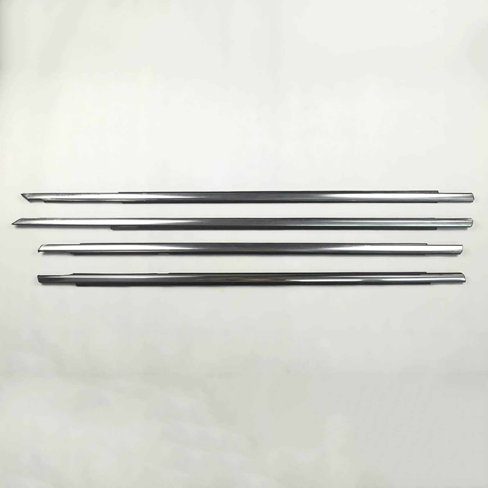 Toryea 4PCS Moldura de Ventana para Automóvil Cromada con - Imagen 5