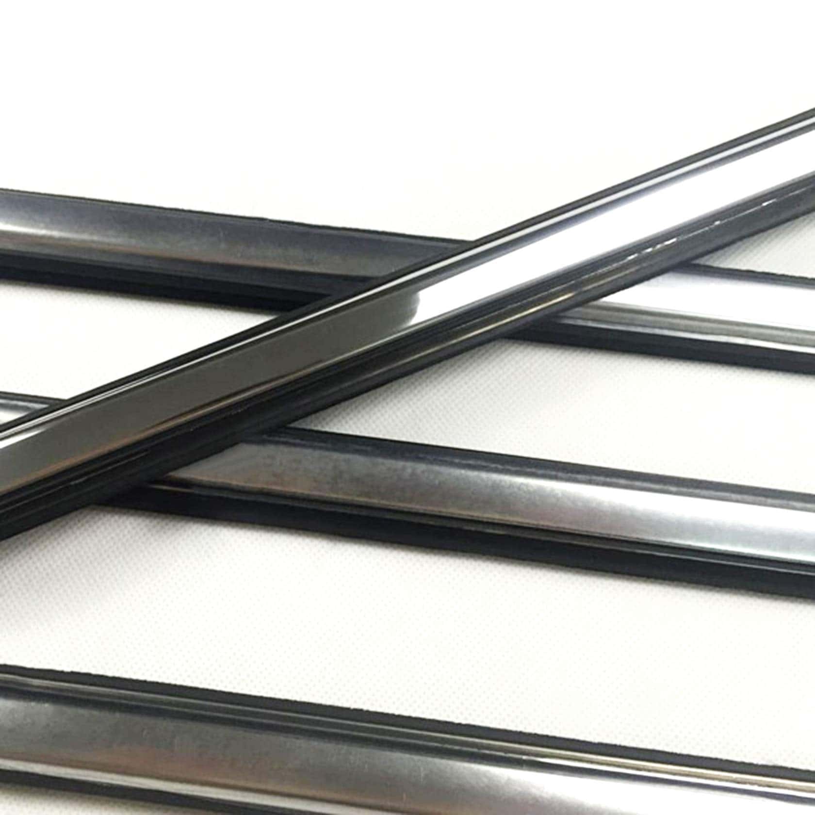 Toryea 4PCS Moldura de Ventana para Automóvil Cromada con - Imagen 6