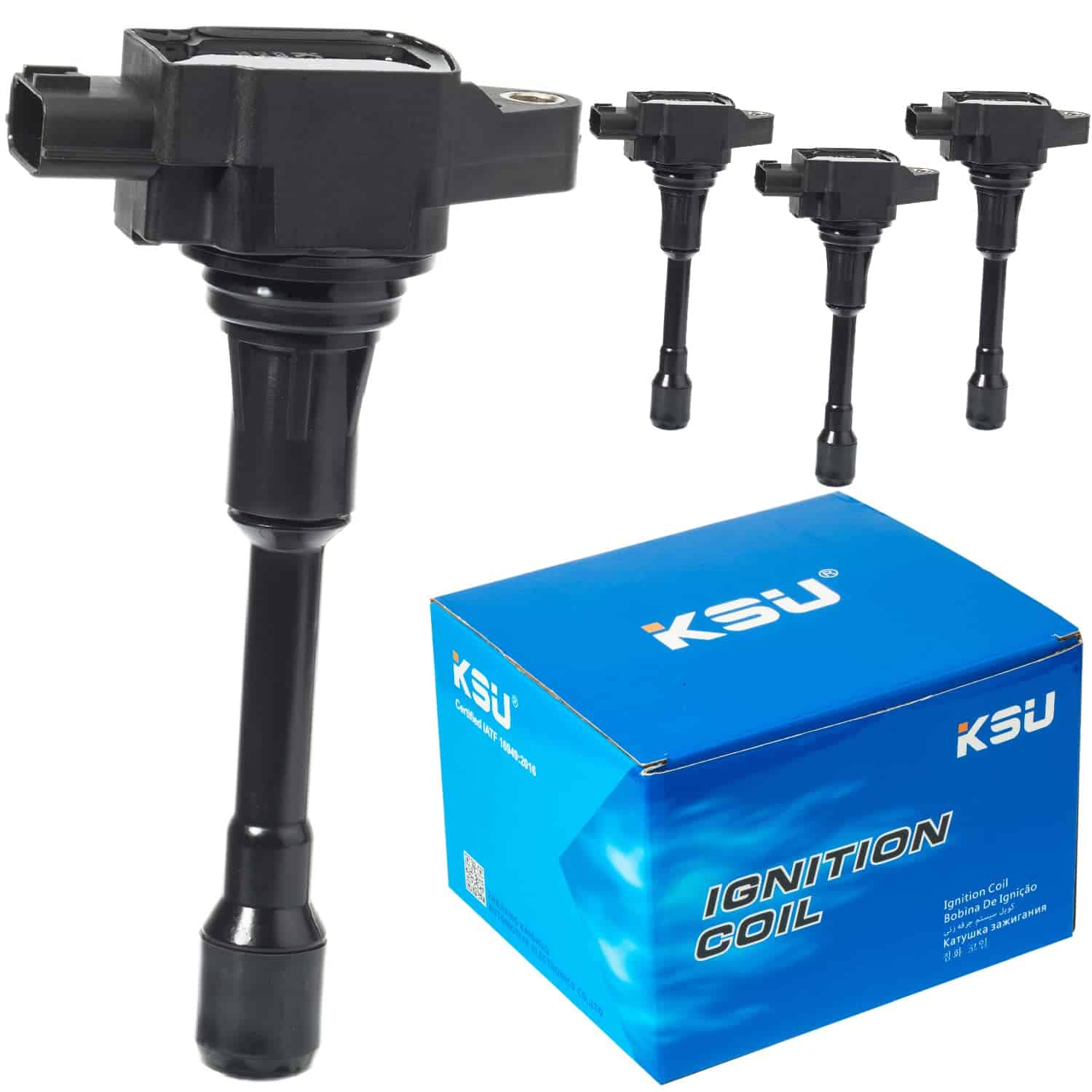 KSU Compatible Con Paquete de 4 Bobinas de Encendido para