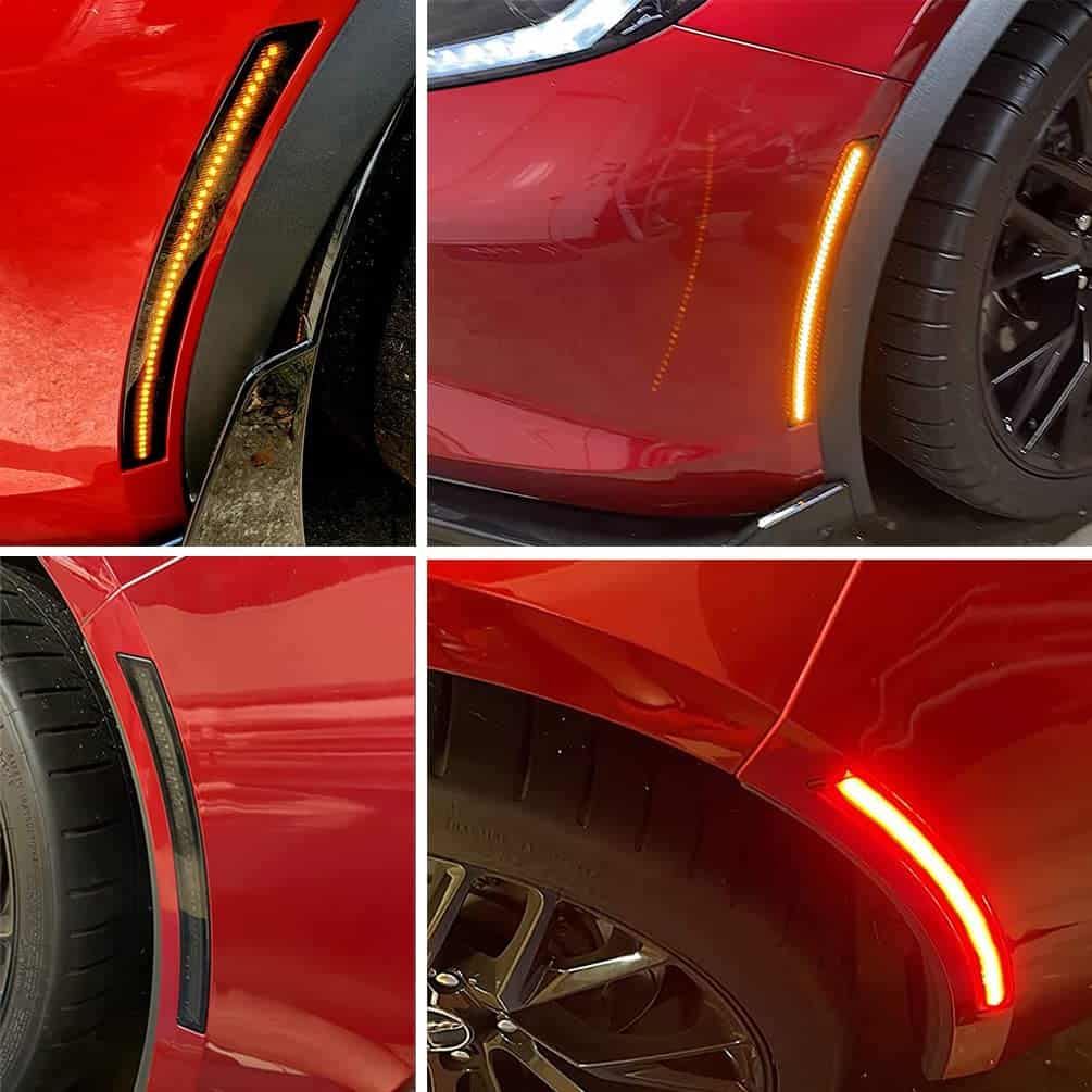 NJSBYL Luces de Marcador Lateral LED para Chevrolet - Imagen 7