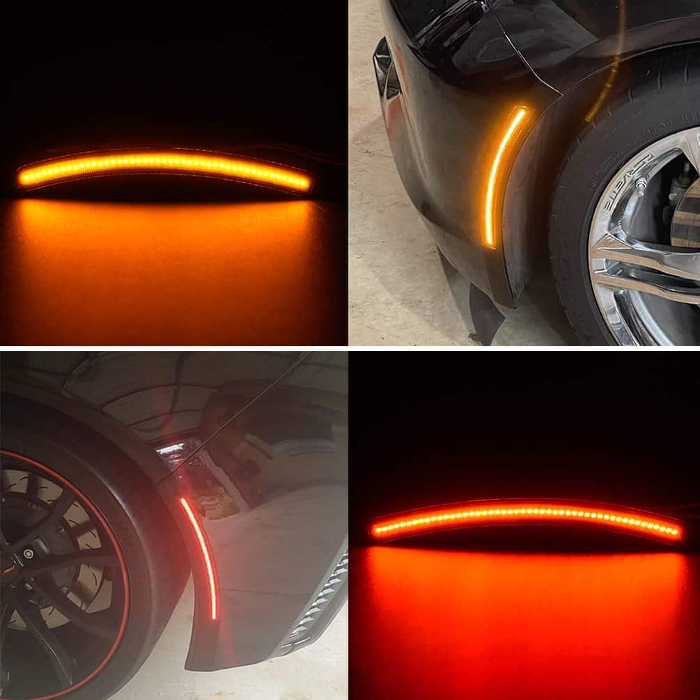NJSBYL Luces de Marcador Lateral LED para Chevrolet - Imagen 6