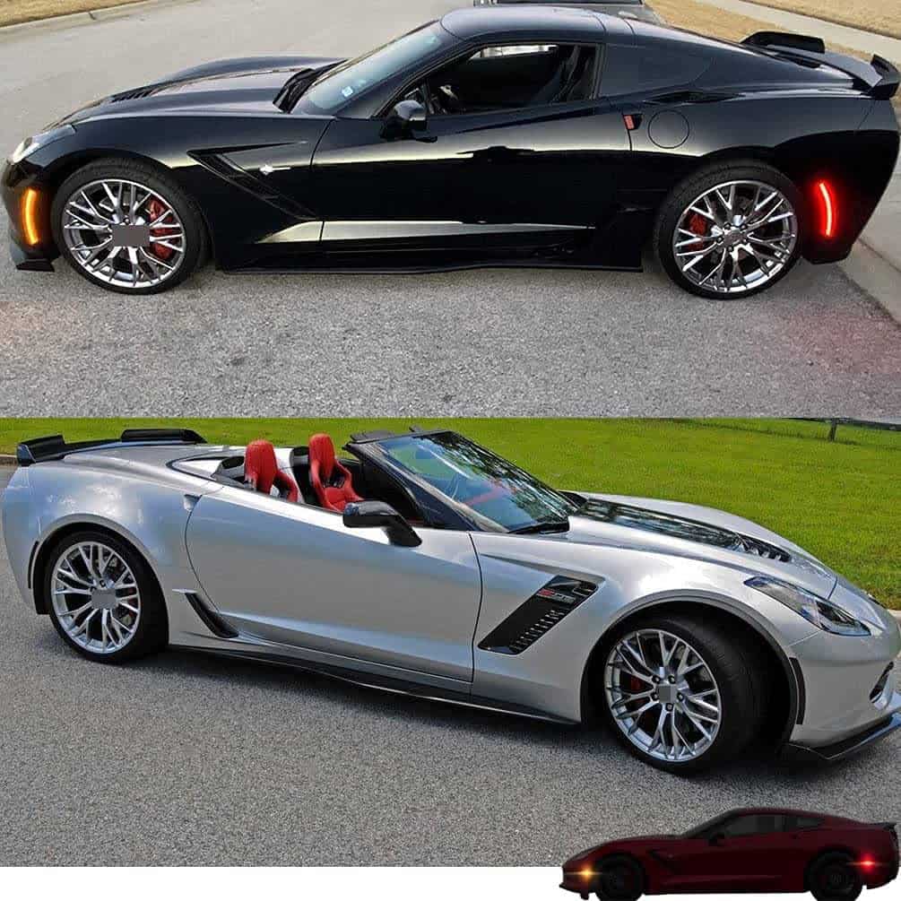 NJSBYL Luces de Marcador Lateral LED para Chevrolet - Imagen 8