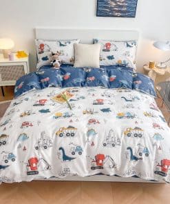 Juego de Funda de Edredón de Dinosaurio LAYENJOY Tamaño