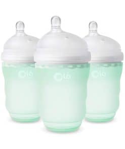 Biberón de Silicona Suave Olababy, Anti-Cólico, Libre de