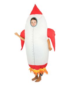 Disfraz Inflable de Cohete Espacial para Niños (Edad 6+)