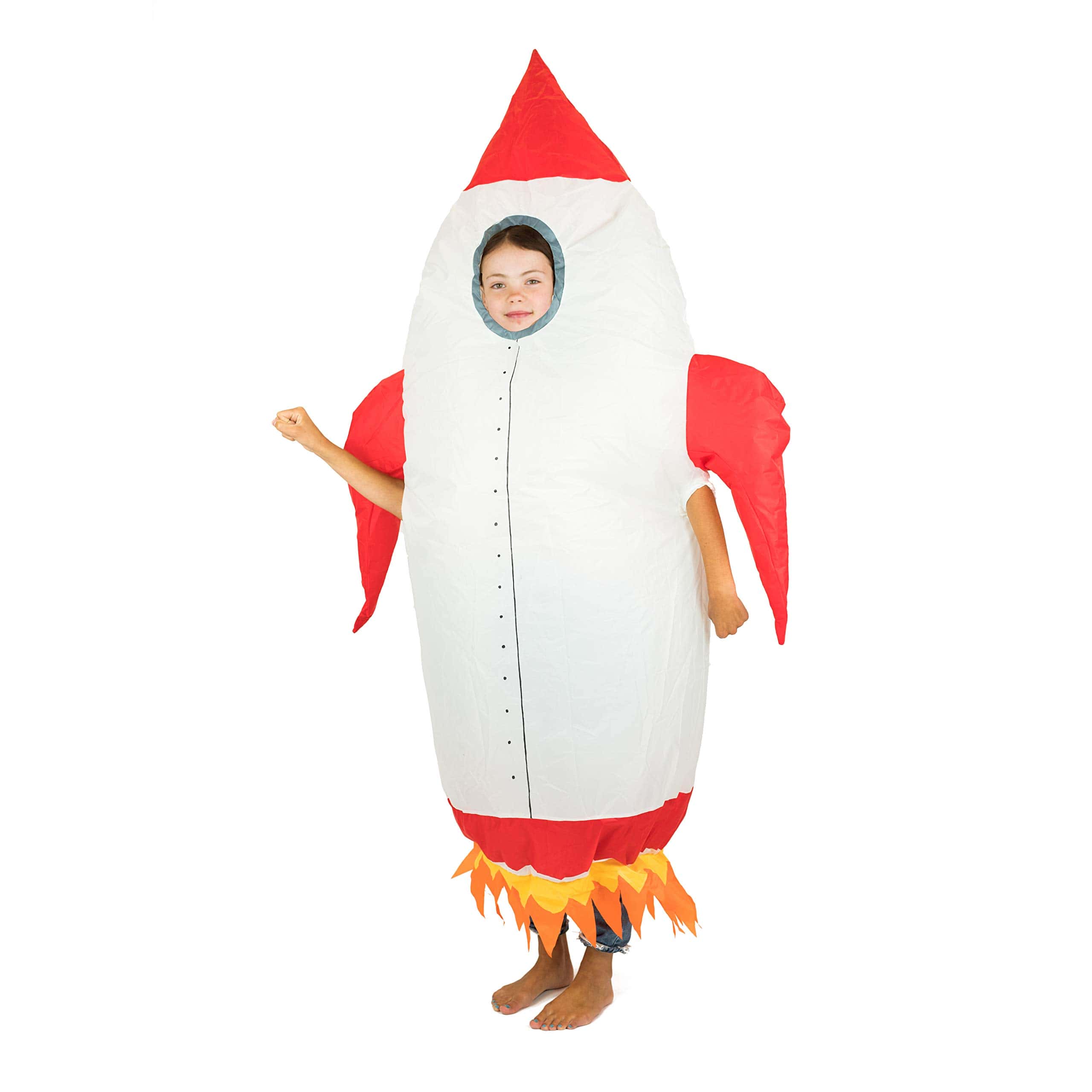 Disfraz Inflable de Cohete Espacial para Niños (Edad 6+)